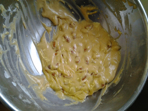 Biscotti Batter is thick and gluey 