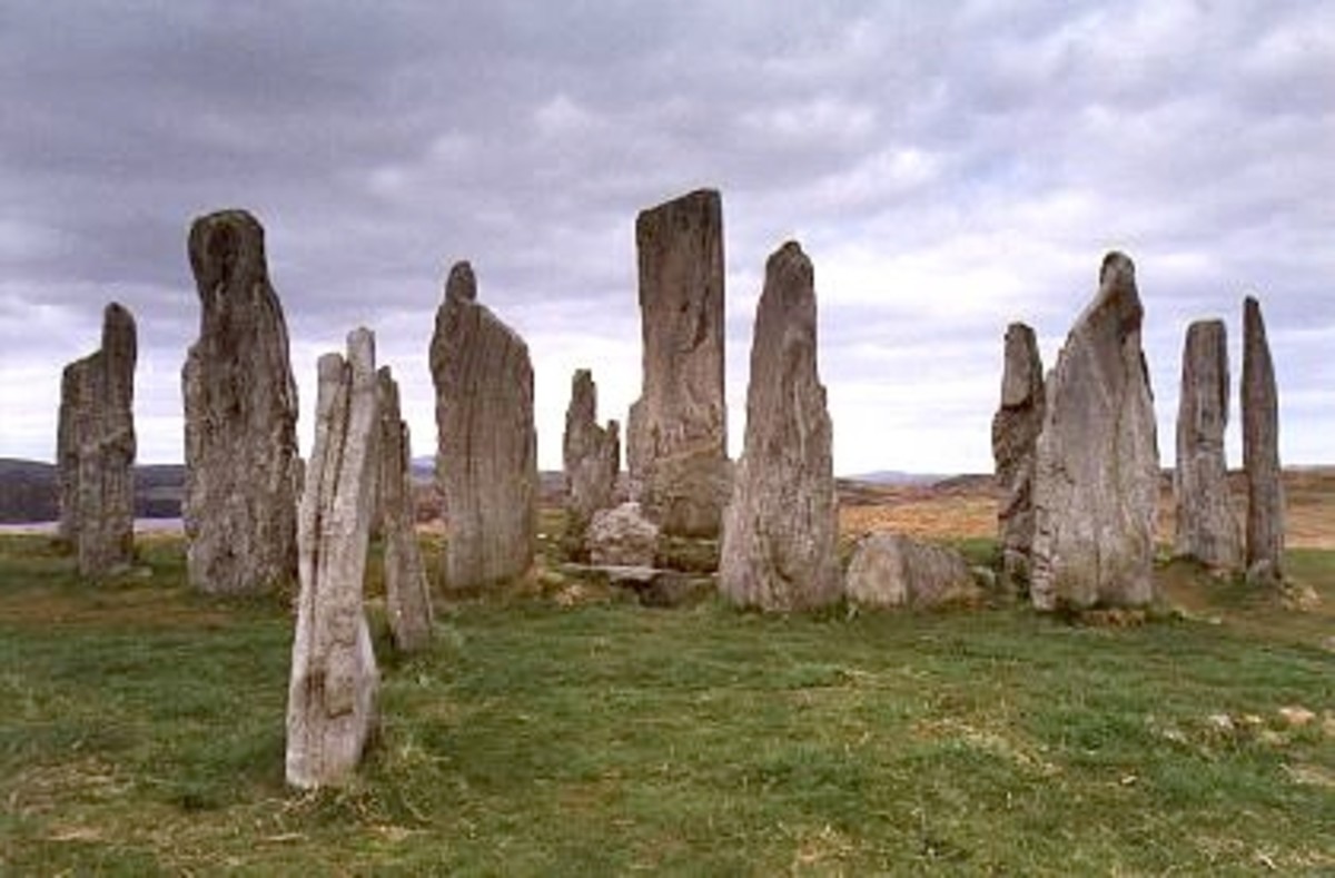 سنگهای Callanish در اسکاتلند، یادآوری عجیب و غریب فرهنگ قدیم است.