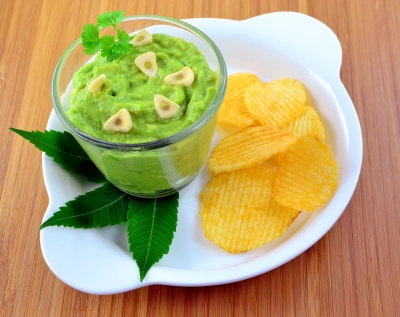 Try an avocado and garlic dip for the best of both anti-aging fruits! 