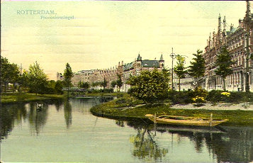 The Provenierssingel, Rotterdam, seen in 1908