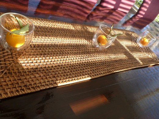 A perfectly set table (in a B&B), some places require a domestic goddess; you are a domestic goddess the emphasis is just on other things which may in the long run be more important.