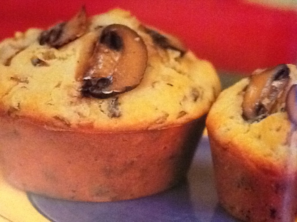 Savory Mushroom And Bacon Muffins Recipe