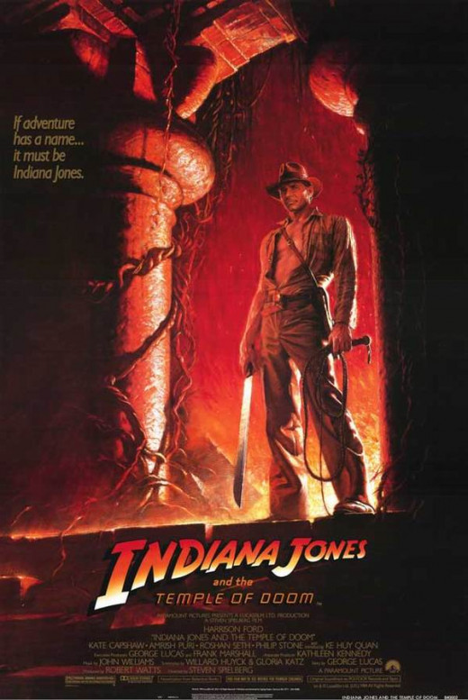 Indiana Jones and the Temple of Doom (1984) art by Bruce Wolfe