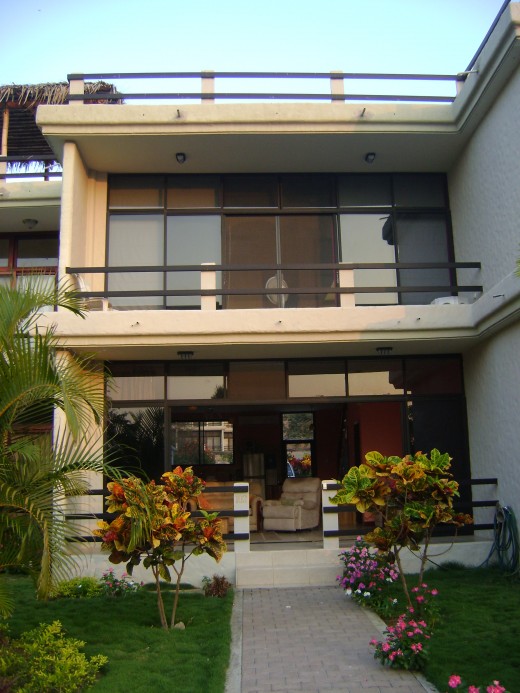 350 feet from the Pacific Ocean. Swimming pool just 300 steps away. 1290 sq. Ft, 2 bedrooms, 2 and a half baths, 645 sq ft roof top terrace. Air conditioned, fully furnished, washer and dryer. Parking space and a car. 24 hour security.