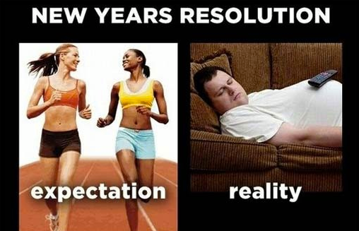 New Year's resolutions after 1 month