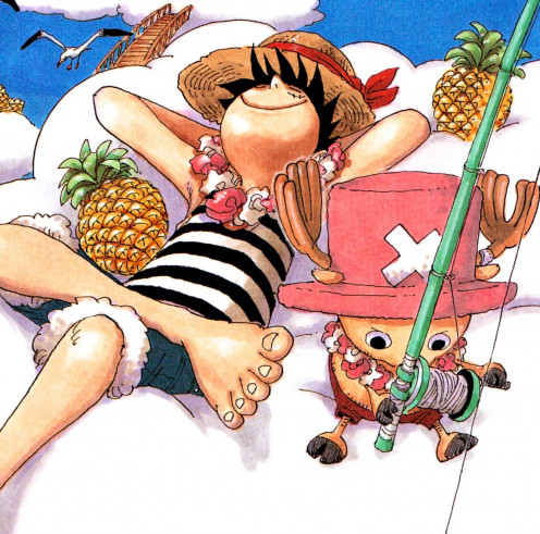 Relax with Monkey D. Luffy and Chopper!