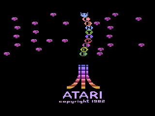 Centipede Title Screen for the Atari 2600
