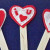 A running stitch around the contrasting heart design is a nice change. A running stitch around the contrasting heart design is a nice change.