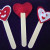 Don't forget to cut the slit in the back of your large heart…but if you do forget, it's not impossible to cut it after you finish sewing your puppet, just tricky. :) Don't forget to cut the slit in the back of your large heart…but if you do forget, it's not impossible to cut it after you finish sewing your puppet, just tricky. :)