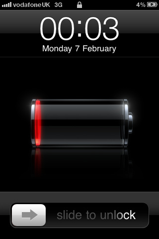 iPhone Running Out of Charge