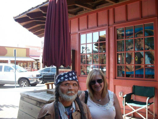 One of my new friends in Old Town Scottsdale.