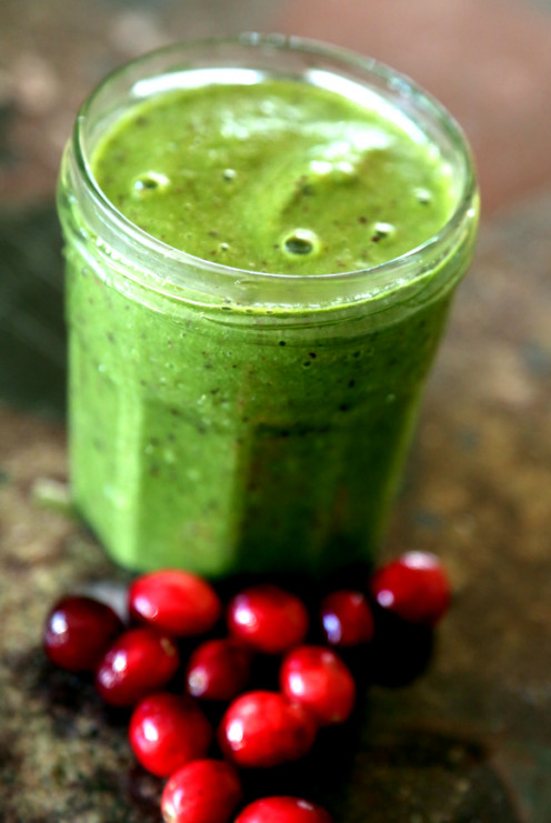 Cranberries in a smoothie? Why not!