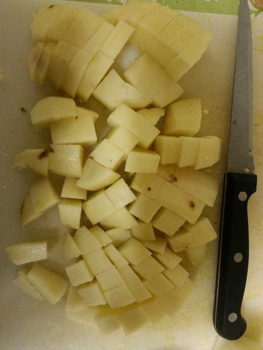 Potato pieces