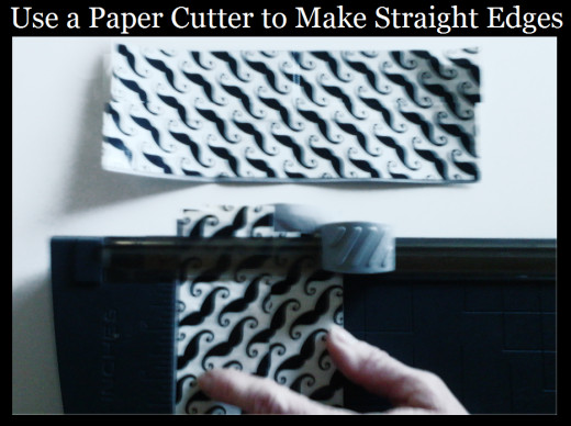 Trim the edges with a paper cutter or scissors.