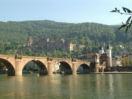 Heidelberg Old Bridge and Castle