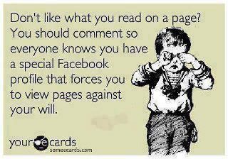 Yes, facebook sarcasm. 