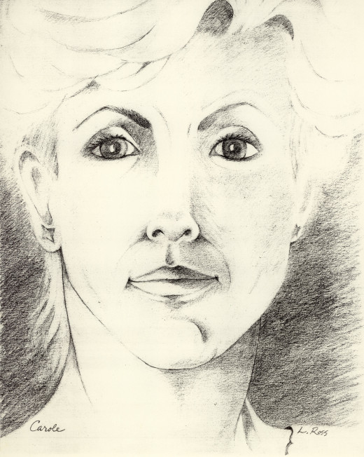 Carole - pencil drawing from life.