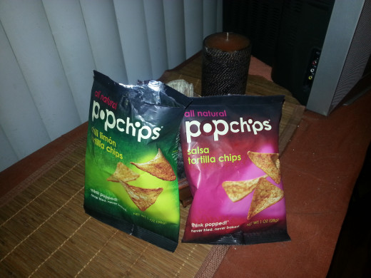 The two Popchip Tortilla flavors that I tried.