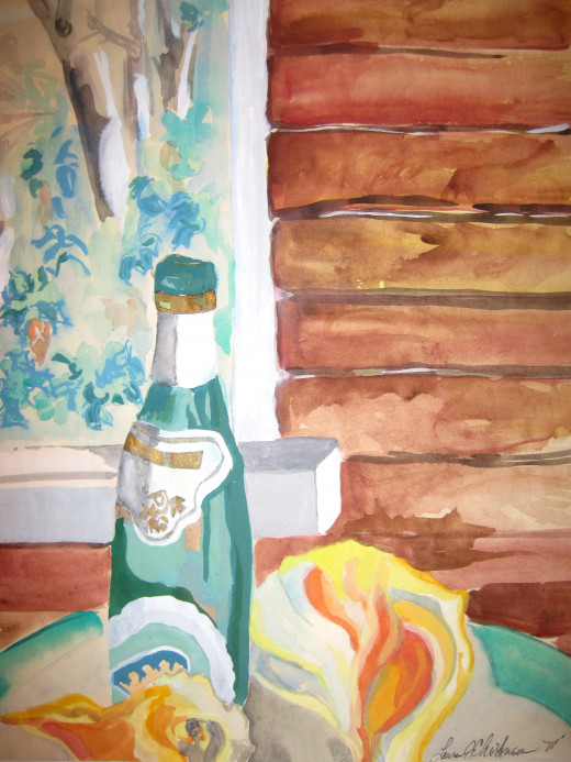Porch Wine - Acrylic