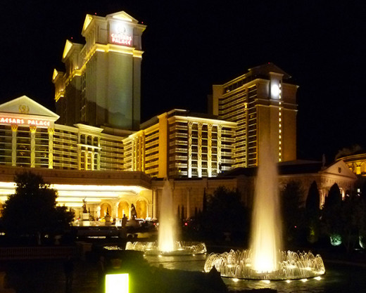 Caesar's Palace by night