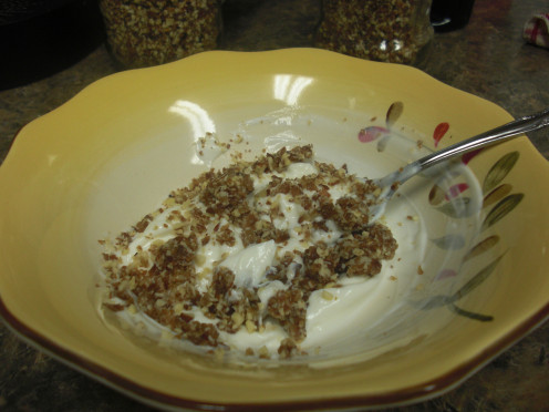 This gluten and sugar free granola is amazing!