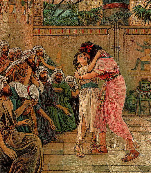 Joseph forgives his brothers
