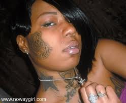 Face and Neck Tattoos on Women 