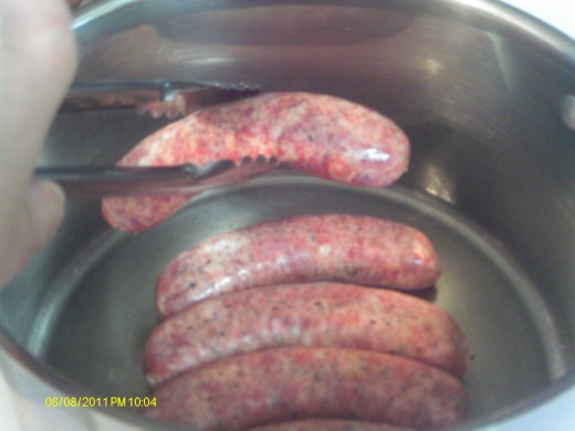 Sausage is part of the standard ingredients for gumbo.