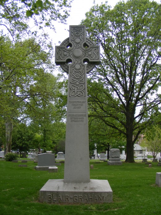 Grave of Union General and 1868 VP candidate Francis (Frank) P. Blair Jr. at Bellfontaine Cemetery, St. Louis MO.