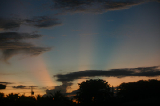 Sharing gratitude is easy when sunsets look like this.