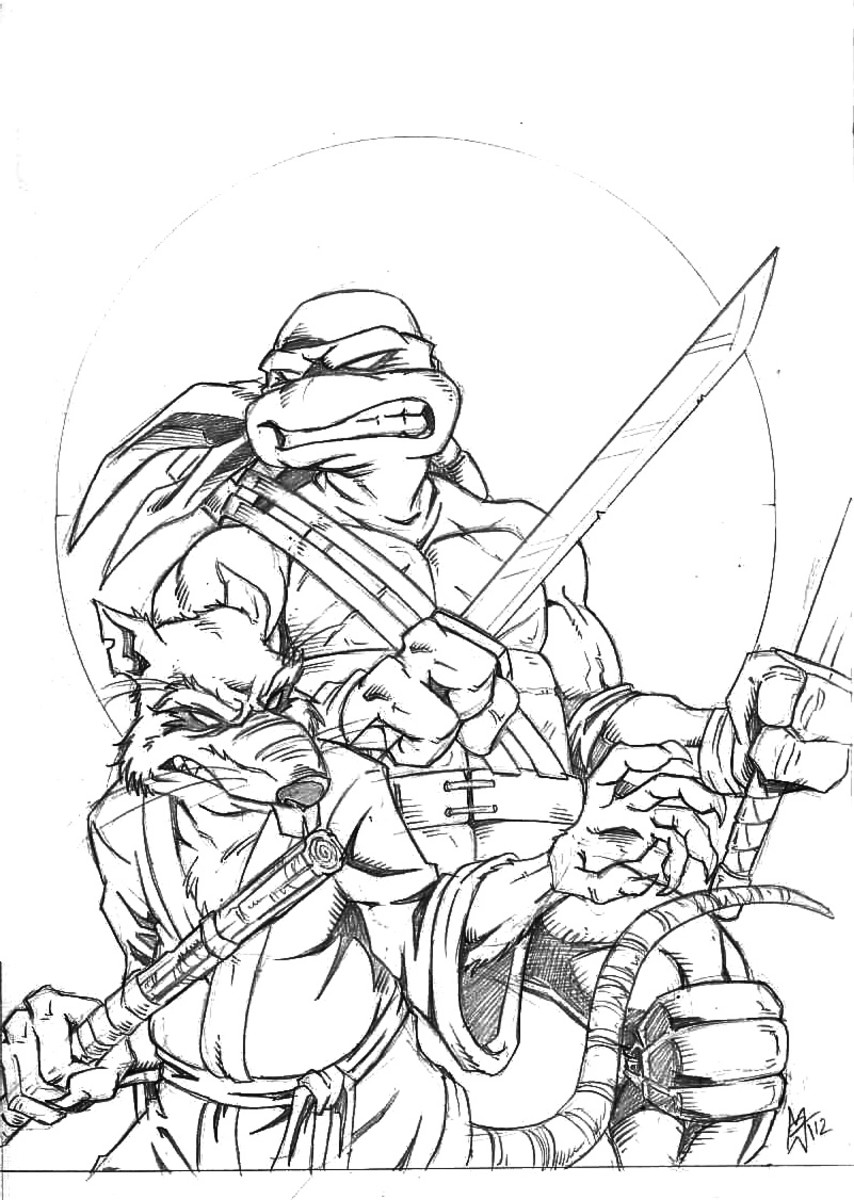 Teenage Mutant Ninja Turtles Printable Coloring Pages ...