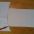 Cut a slight curve on one end. I used a junk mail envelop to make a pattern for the curve. Cut a slight curve on one end. I used a junk mail envelop to make a pattern for the curve.