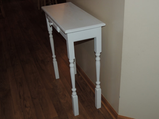 Side View of Entry Table