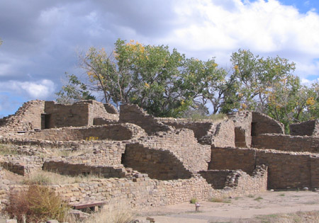 Bill Johnson took this photograph at the Aztec Ruins National Monument in October 2007.
