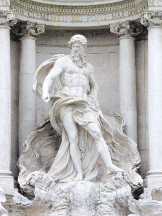 Statue of Oceanus, father of Clytie