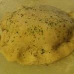 Here is a ravioli  I made with fresh basil and oregano in the dough