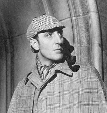 Basil Rathbone as Sherlock Homes