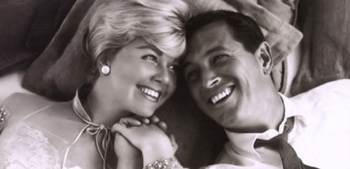Doris Day and Rock Hudson in "Pillow Talk"