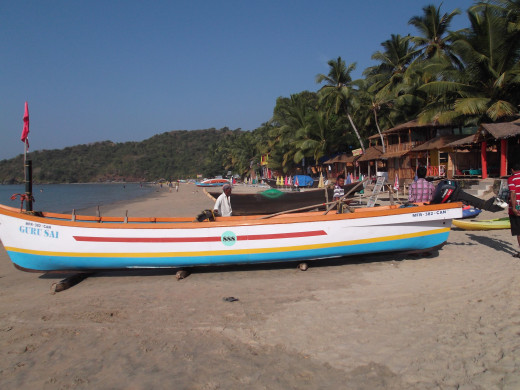 The unexplored & unspoilt Palolem Beach, Goa