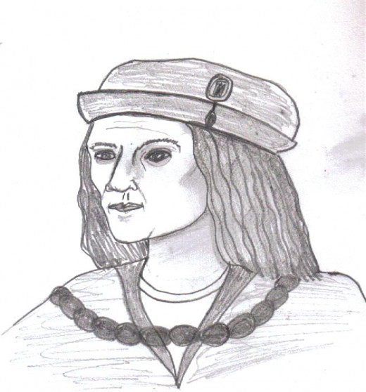 My sketch of Richard III