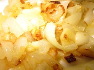 Sauteed onions and garlic