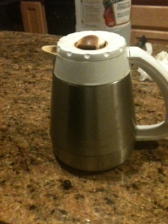 A clean coffee pot makes good coffee