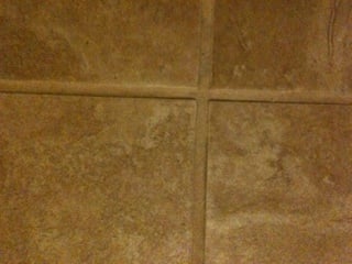 Tile after cleaing