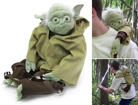 The ThinkGeek Yoda backpack / laptop bag is perfect for the Star Wars fan. 