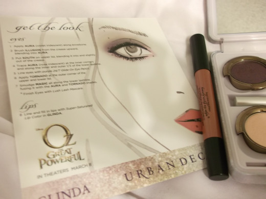 The "Get the Look" card and loose lip pencil.