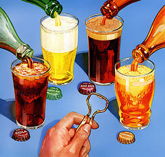 All Types of Soft Drinks- Cola, Citrus, Orange & More