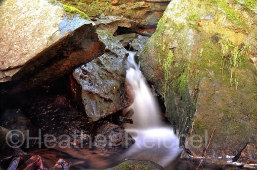 Full daylight 8 second exposure accomplished by using stacked ND filters