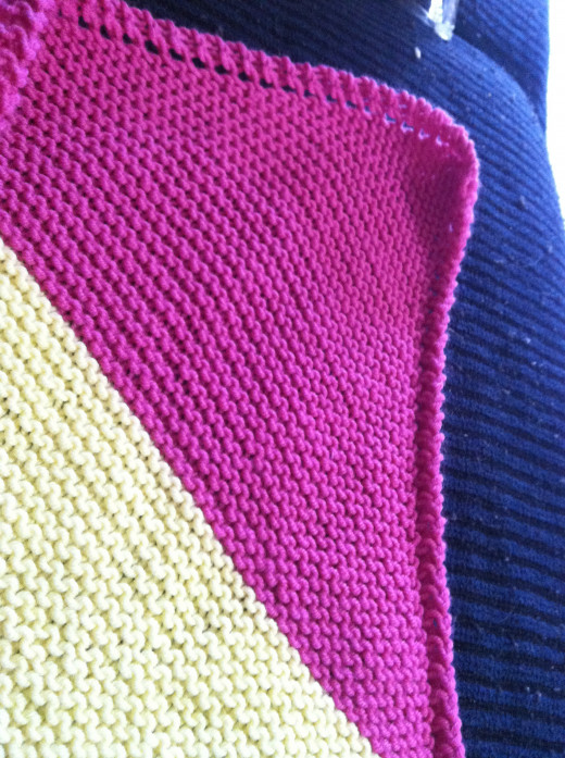 Lacy border.