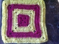 Another granny square coaster 
