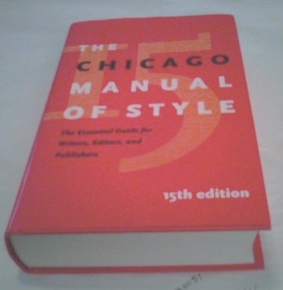 THe Chicago Manual of Style